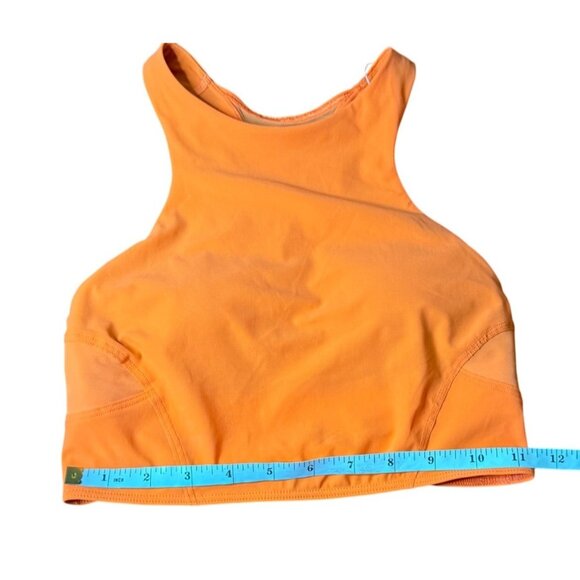 Lululemon Mesh-Back Train Bra Size 2 Medium Support A Cup or B Cup W2D30S Orange - Picture 13 of 13